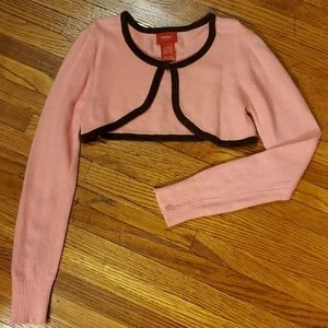 Pink shrug sweater